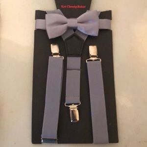Child suspenders with bow tie